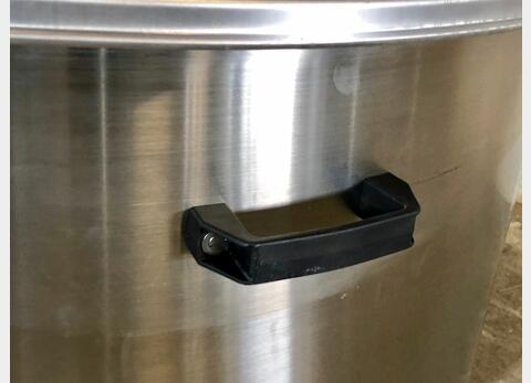 Cuve inox 304 mobile avec couvercle 4.1 HL (410 Litres) ARSILAC