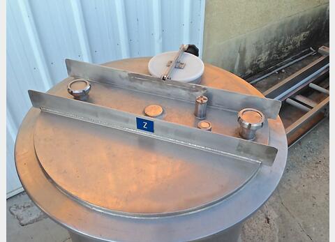 Cuve de stockage INOX Volume : 400 litres