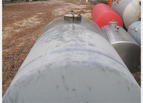 Cuve acier cylindrique horizontale