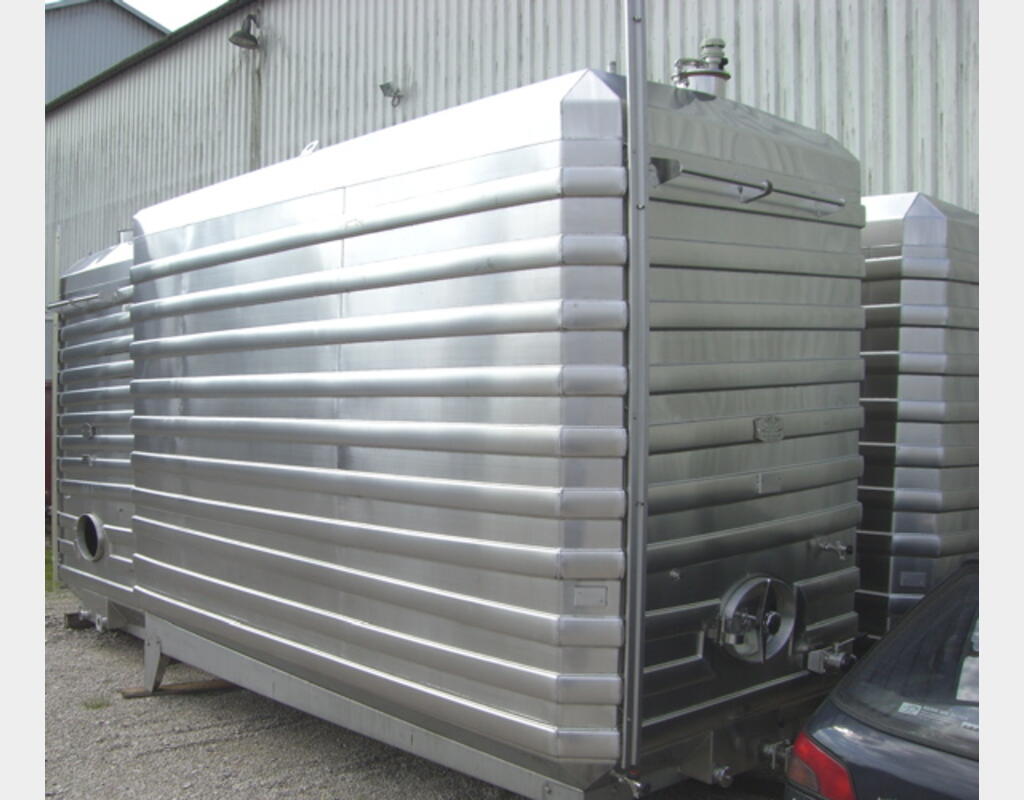 Cuve parall&eacute;l&eacute;pip&egrave;dique INOX 316L