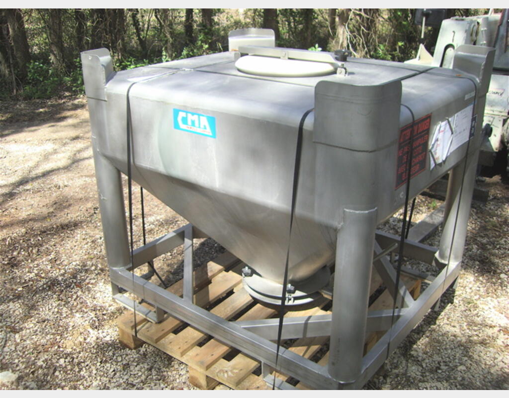 Conteneur Inox 316L , 1000 Litres - Pour poudre de marque CMS