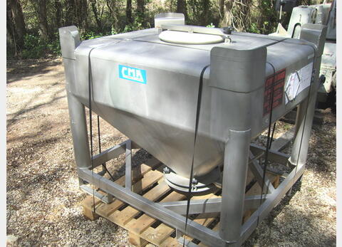 Conteneur Inox 316L , 1000 Litres - Pour poudre de marque CMS