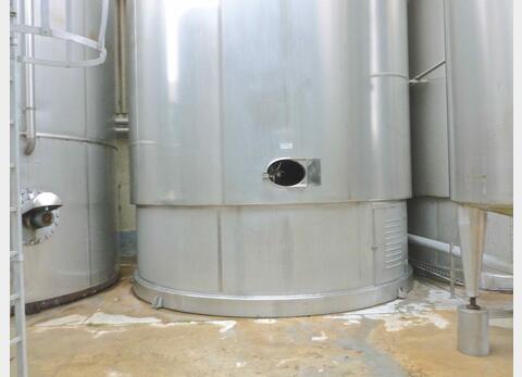 Cuve inox cylindrique verticale