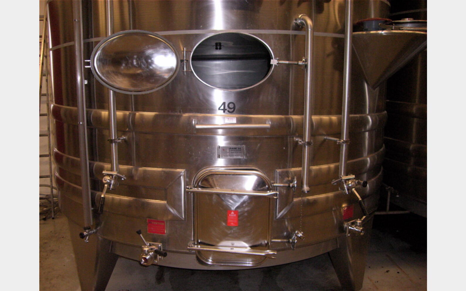 Cuve inox Lejeune 180hls deux compartiments