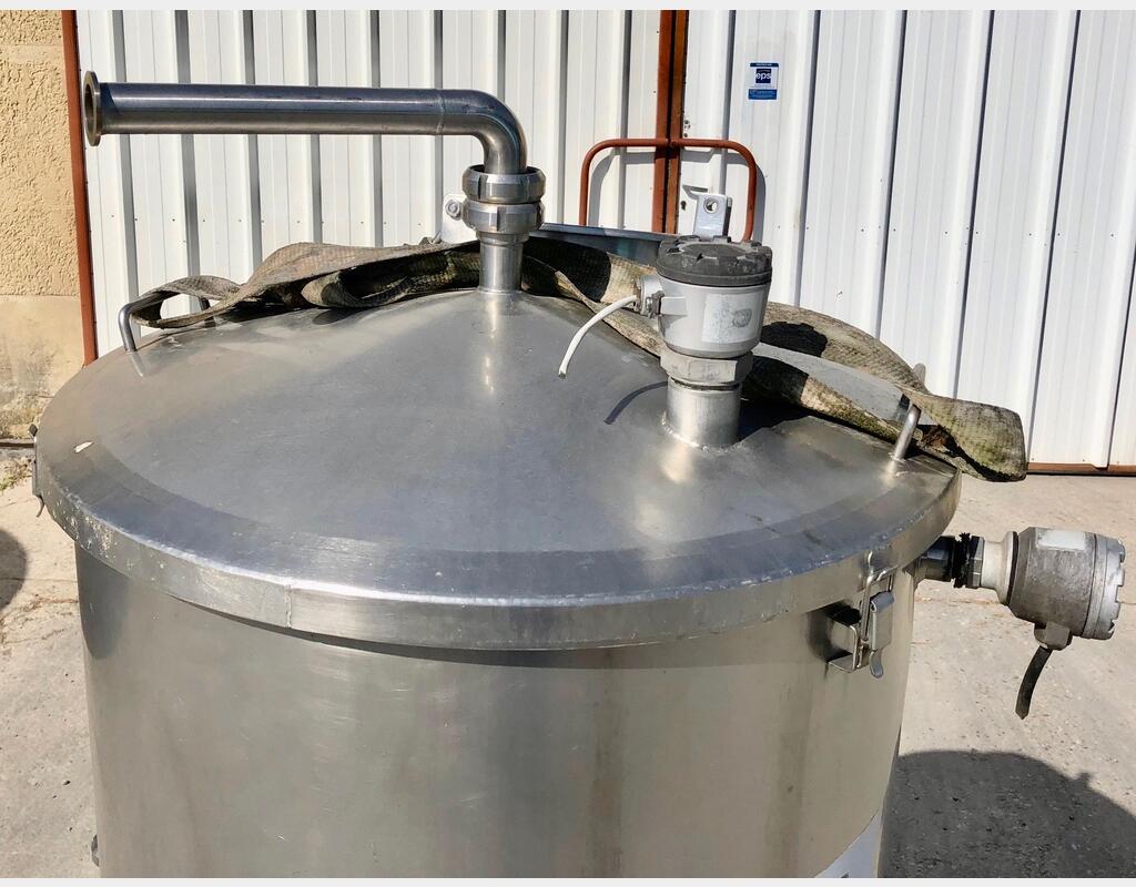 Cuve inox cylindrique - verticale