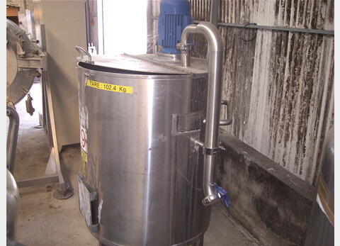 1 cuve inox 316L agit&eacute;e de 200 litres