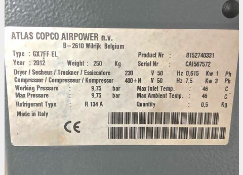 Compresseur ATLAS COPCO GX7FF