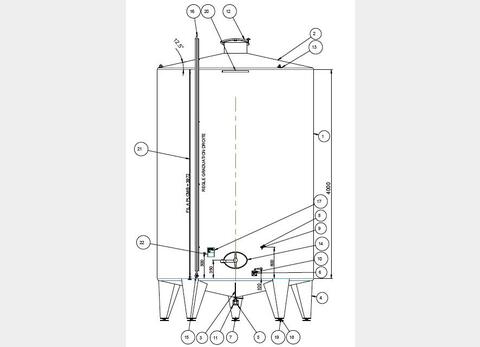cuve stockage INOX 316L MATERIEL NEUF