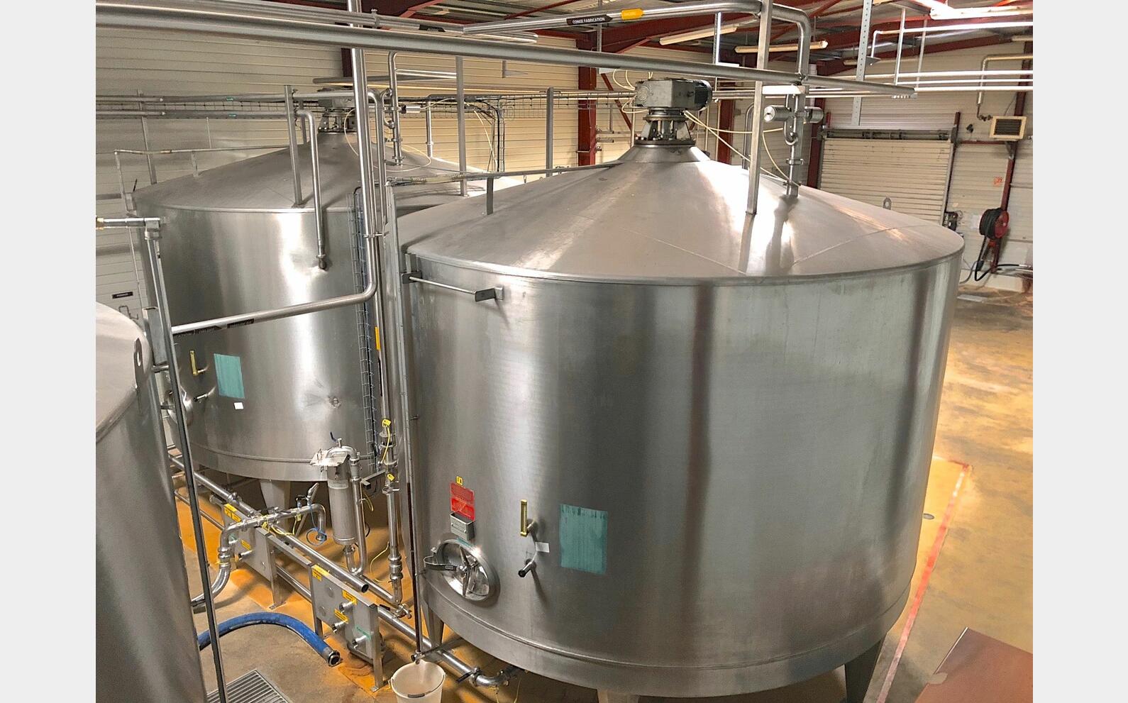 Cuve inox Agit&eacute; N&deg;A.B.C.et D 23.600 litres