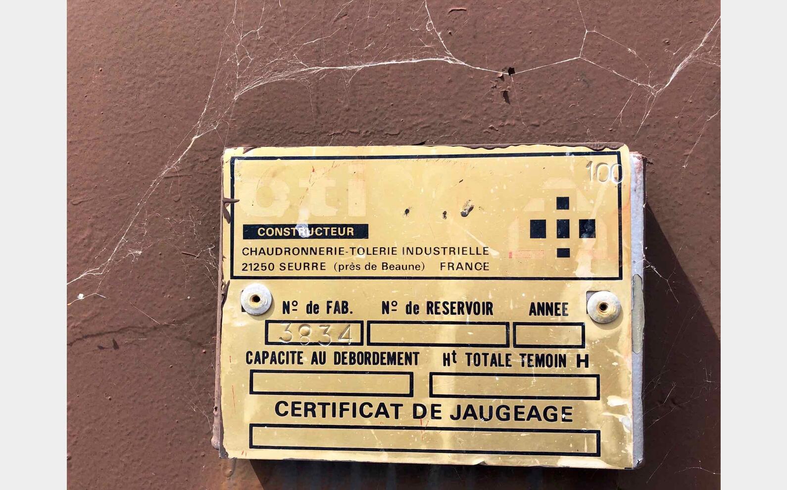 Cuve acier rev&ecirc;tu