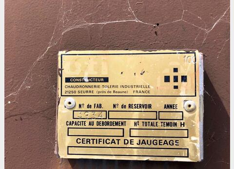 Cuve acier rev&ecirc;tu