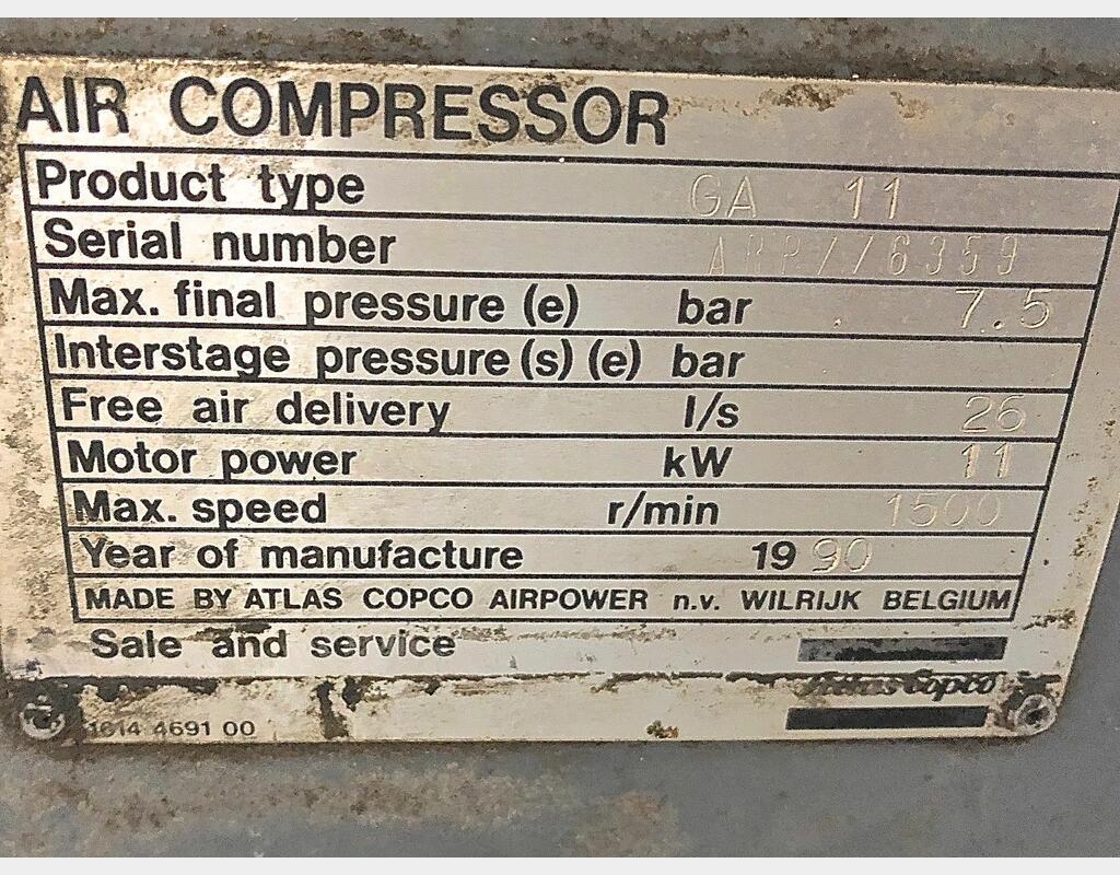 Compresseur - Modèle GA11