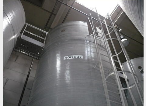 CUVE FIBRE CYLINDRIQUE VERTICALE - FOND PLAT