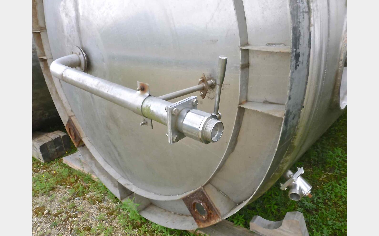 Cuve stockage INOX de 126 hls Miroir Brauthite