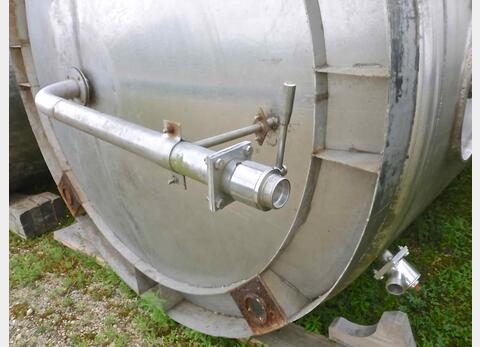 Cuve stockage INOX de 126 hls Miroir Brauthite