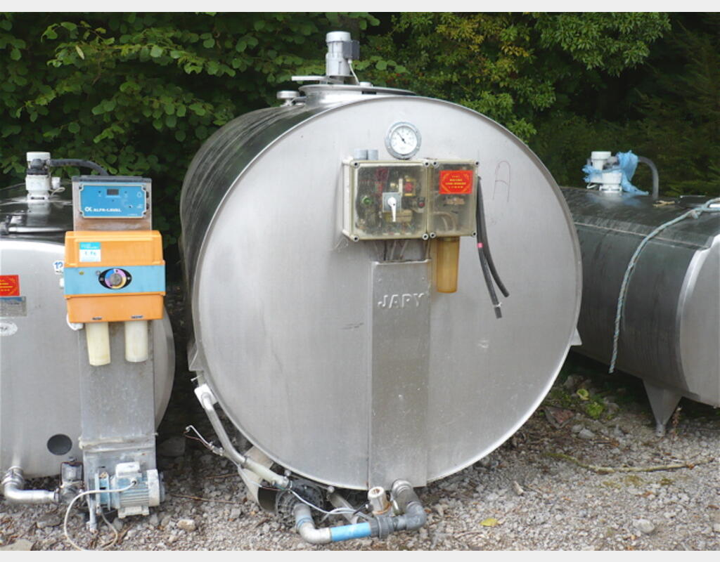 Tank à lait INOX 304 - Marque : JAPY