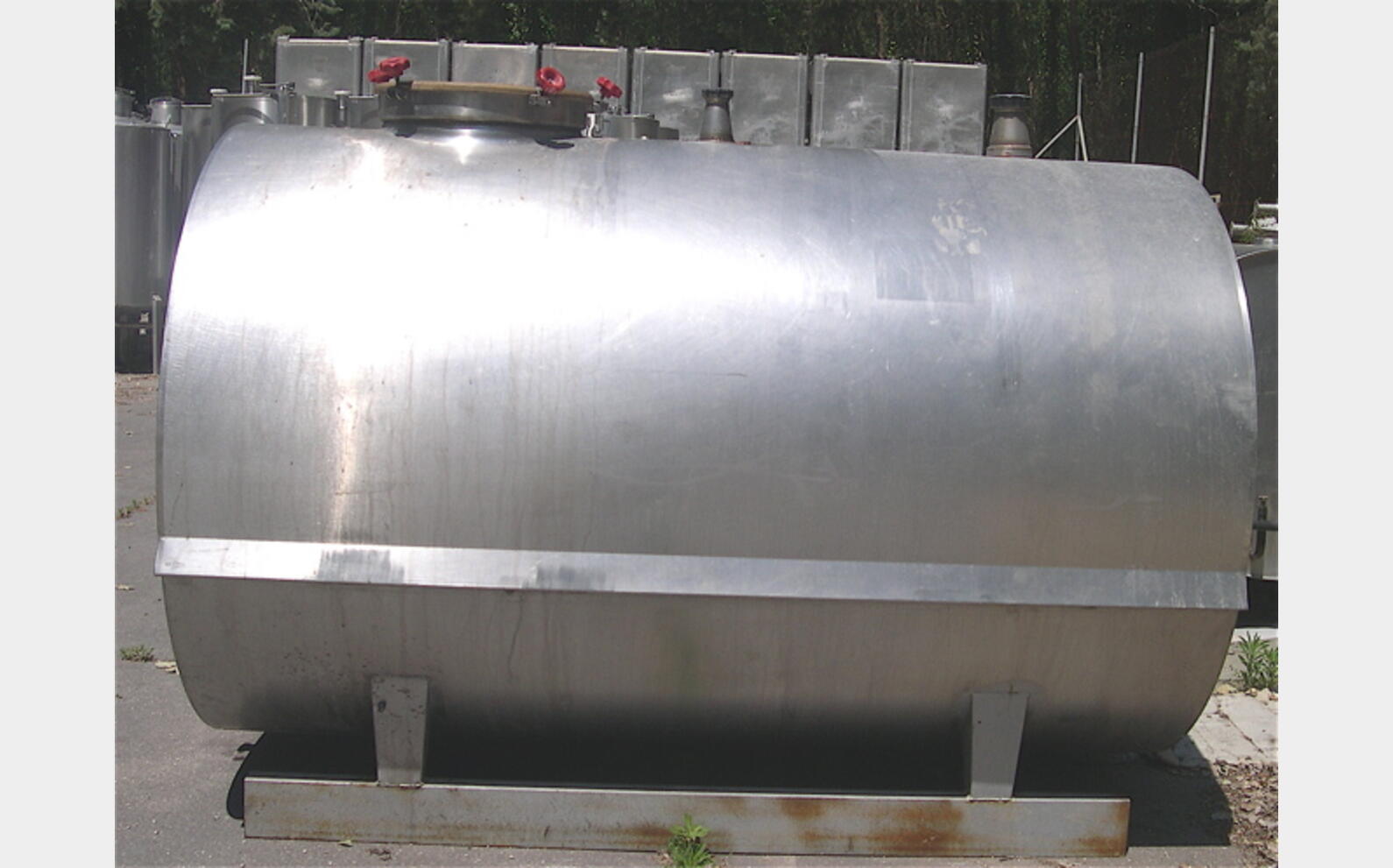 Cuve inox horizontale isol&eacute;e