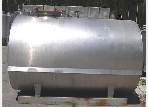 Cuve inox horizontale Isolée - de 3 200 l