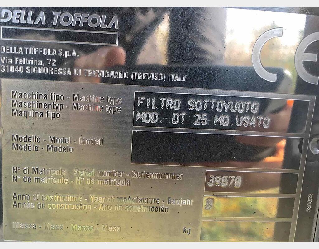 Filtre rotatif sous vide - de 25 m2