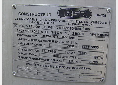 conteneur INOX 304L 689 litres