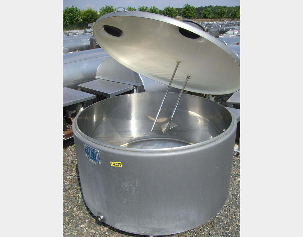 Tank à lait Serap 1090 litres  - Inox 304 , isolation Polyester .