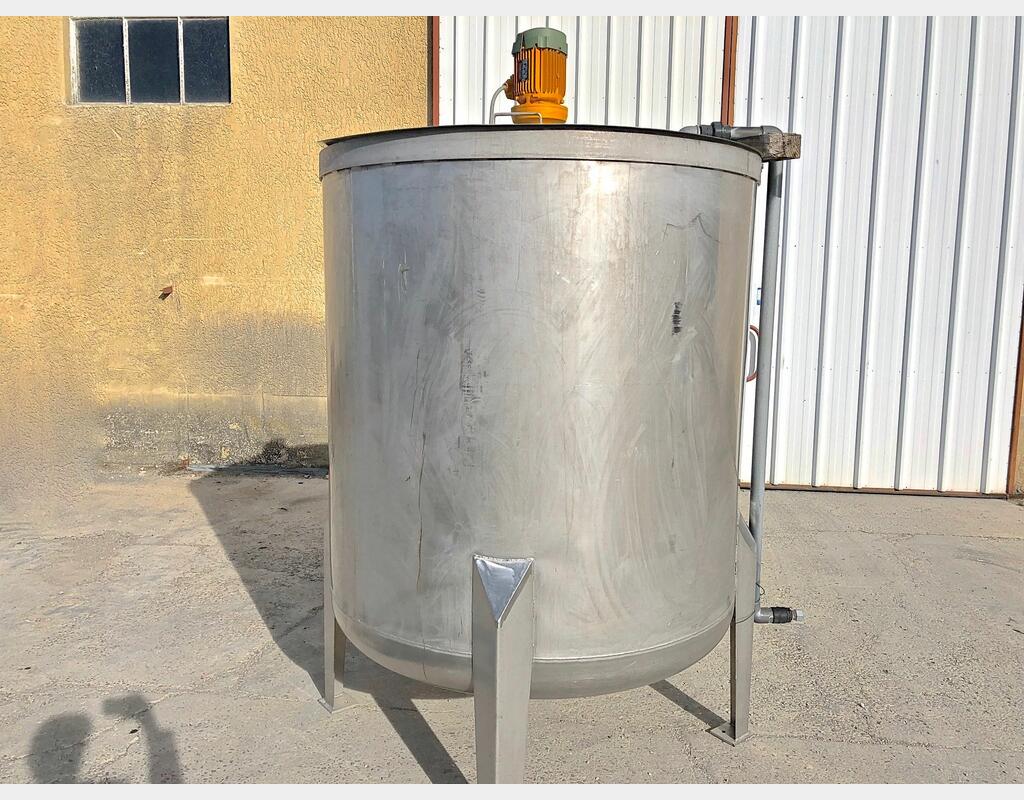 Cuve agit&eacute;e inox PU0118