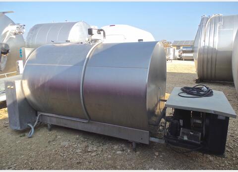 Tank à lait INOX - Volume : 2 000 litres