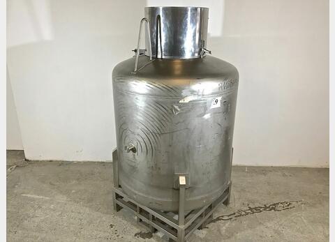 Cuve inox de stockage cylindrique