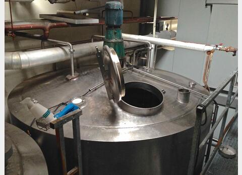 Cuve en INOX de mélange isolée - Volume : 10 000 litres