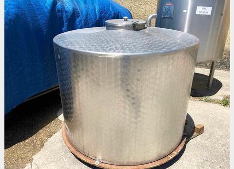 Cuve inox fond plat PU0118