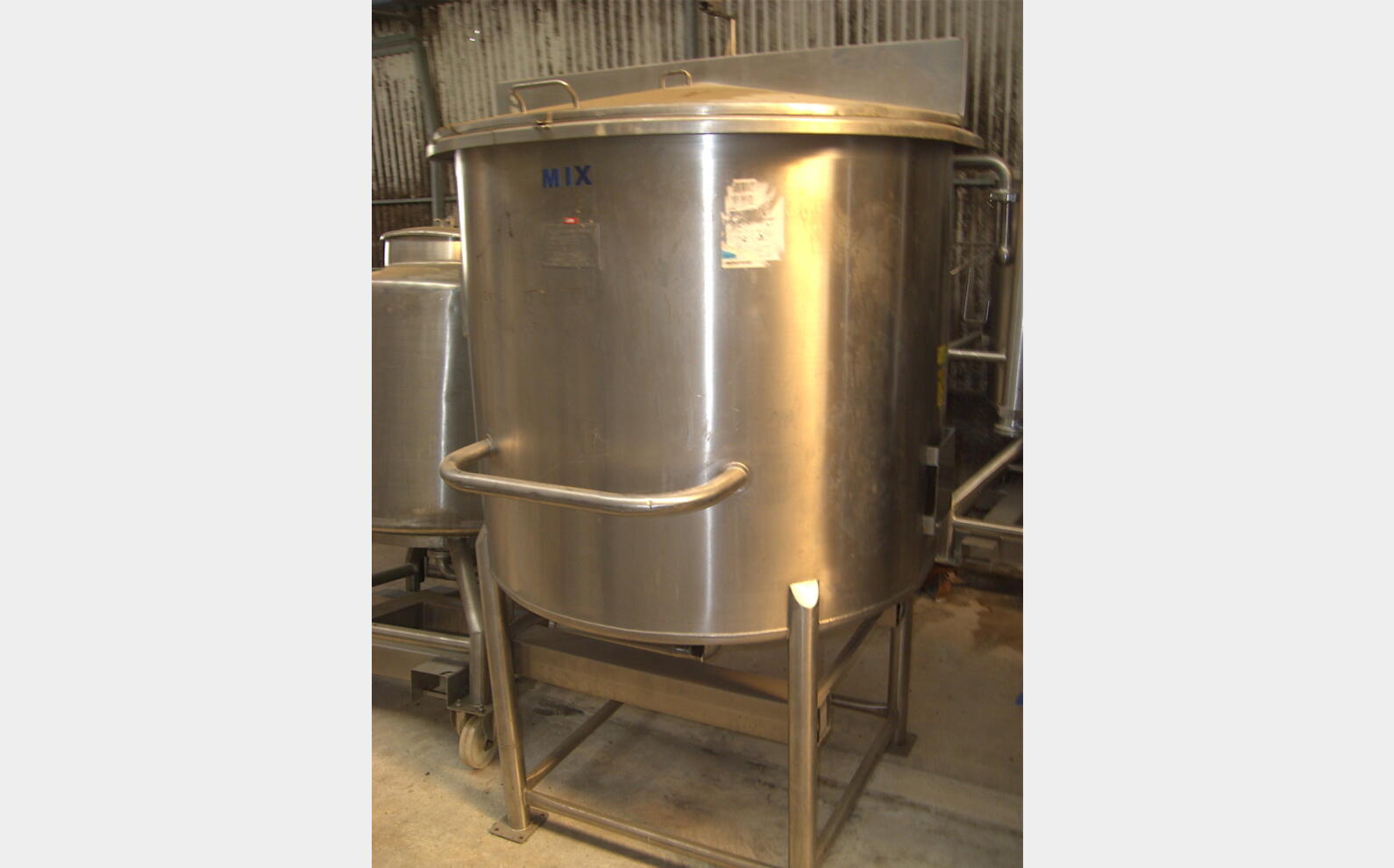 Cuve inox 316L de 1.000 litres