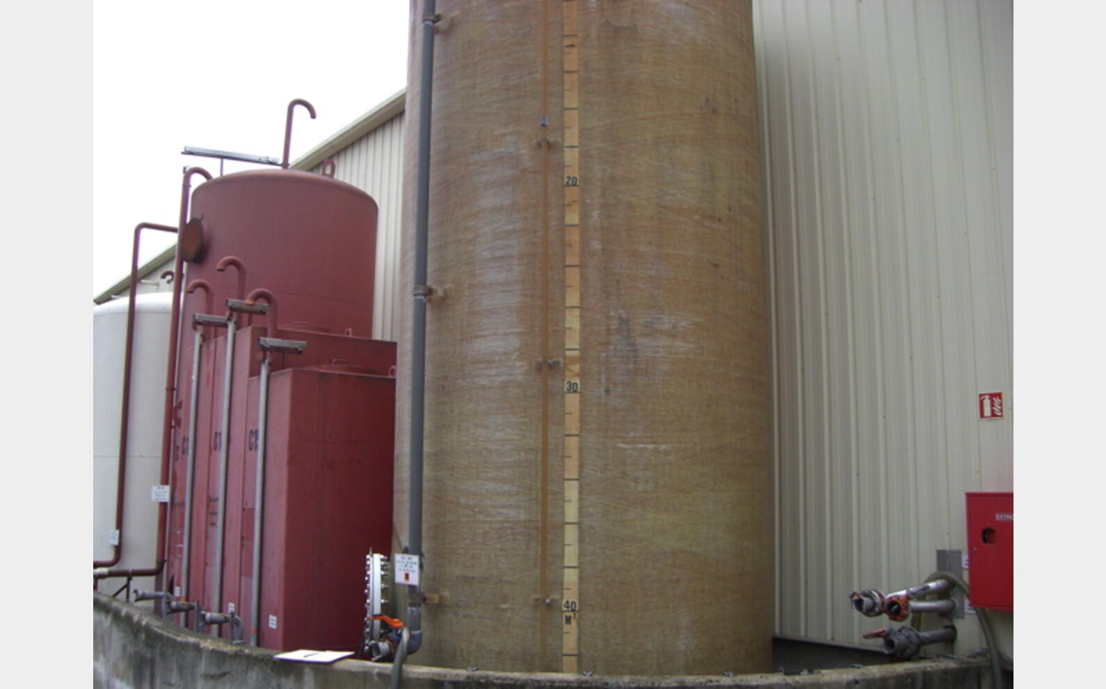Cuve Polyester d'occasion 50m3