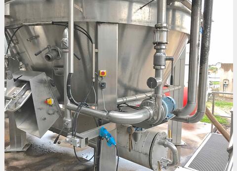 Cuve inox compartiment&eacute;e Capacit&eacute; totale 464 hls