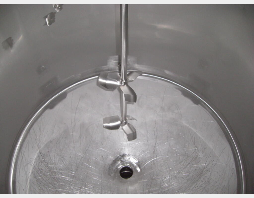 CUVE INOX AGITEE MOBILE - 1000 LITRES INOX 316L