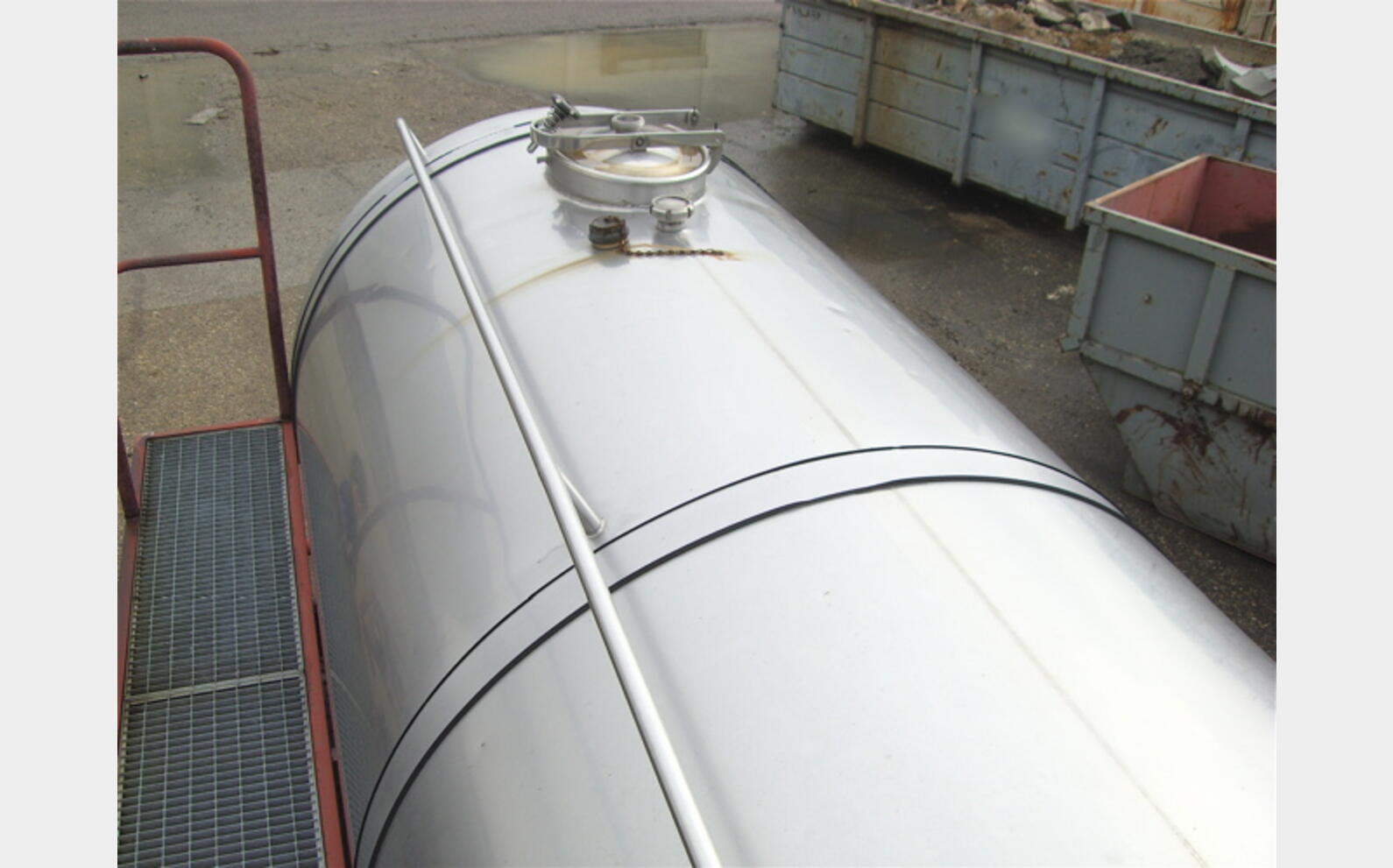 Citerne Inox 304 sur roues 2 x 3.000 Litres