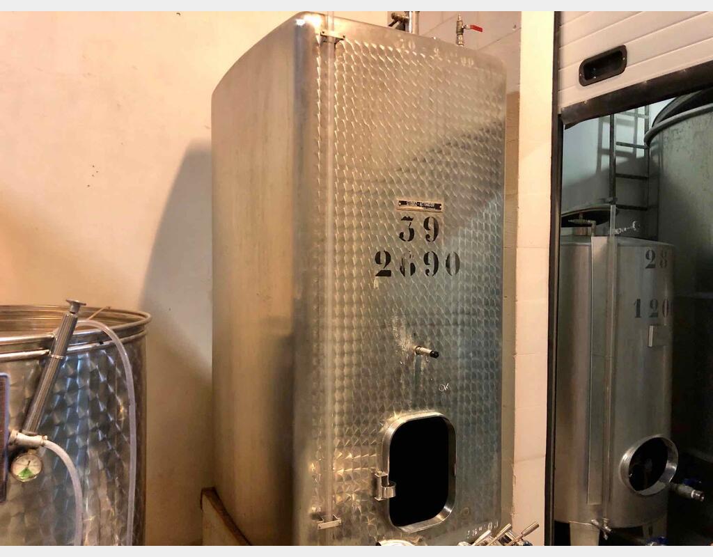 Cuve inox rectangulaire ARSILAC