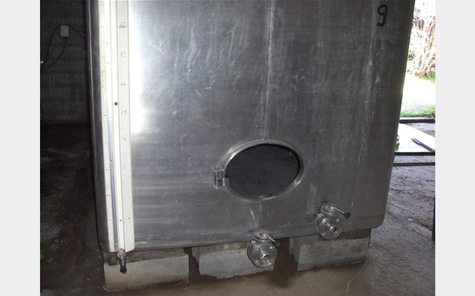 Cuve de stockage inox 12m3 Provenance agroalimentaire