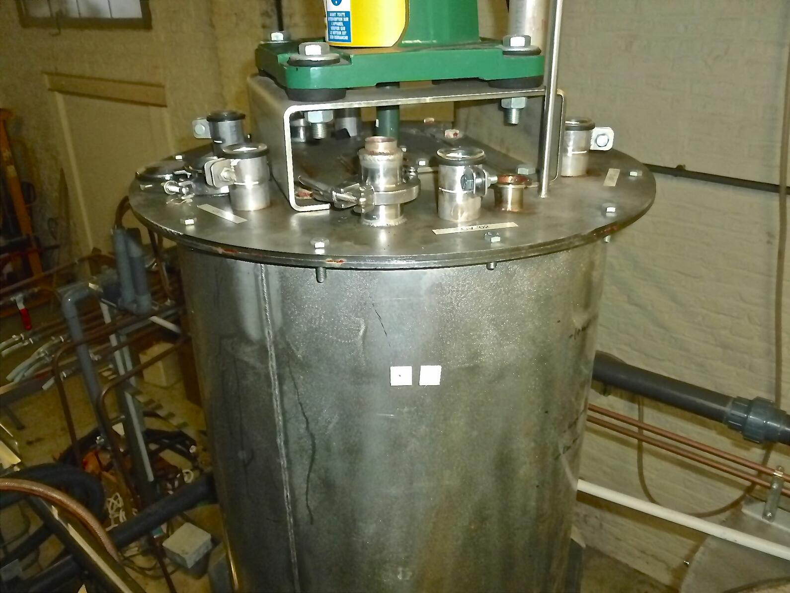 Réacteur inox 316L - Volume 120 litres