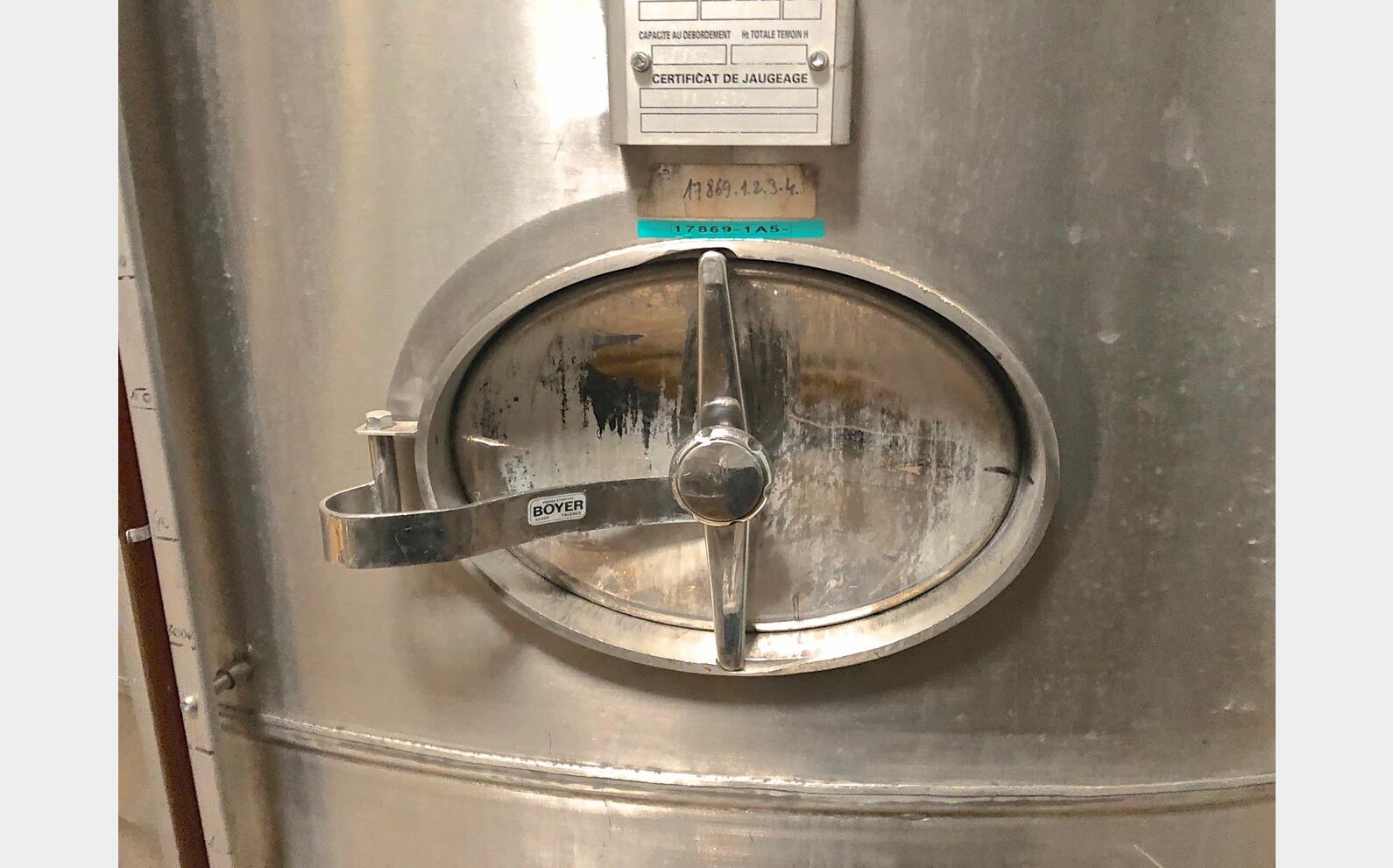 Cuve inox Agit&eacute; N&deg;A.B.C.et D 23.600 litres