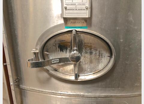 Cuve inox Agit&eacute; N&deg;A.B.C.et D 23.600 litres