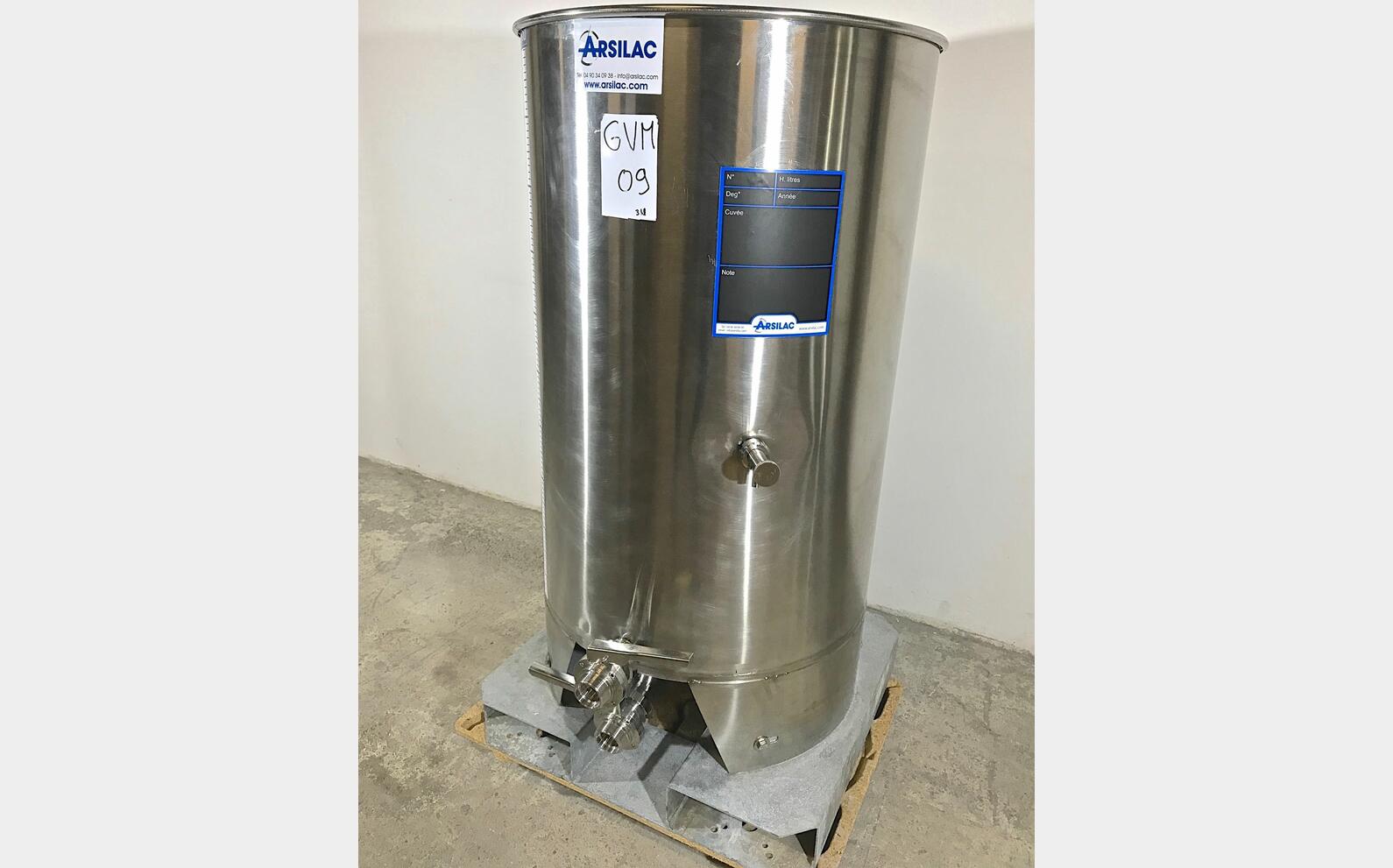 304 stainless steel tank  3 HL (300 liters) ARSILAC