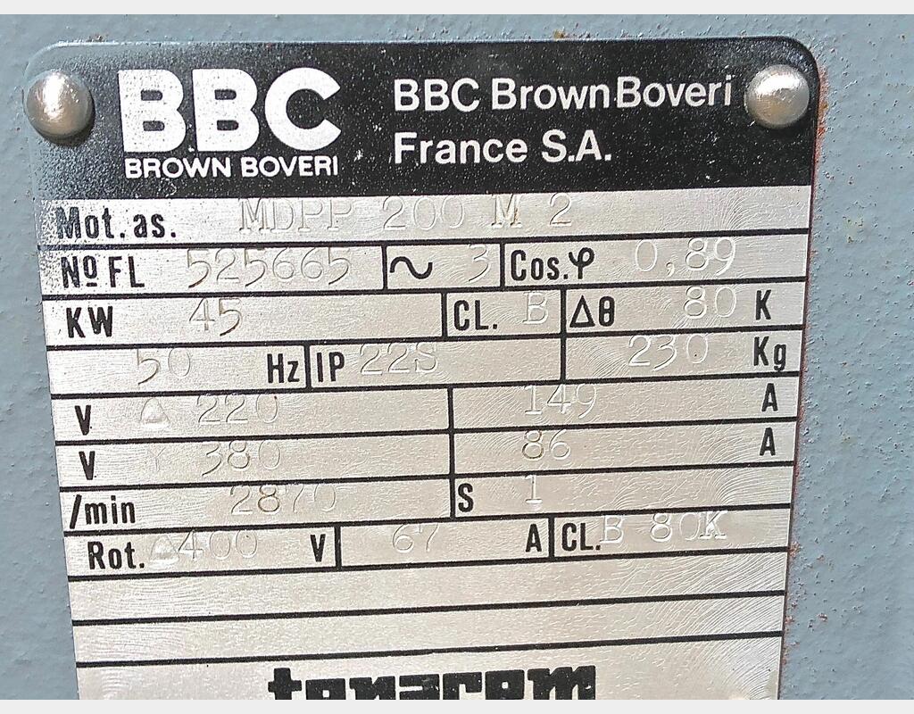 Moteur 45 kw - Marque : BBC