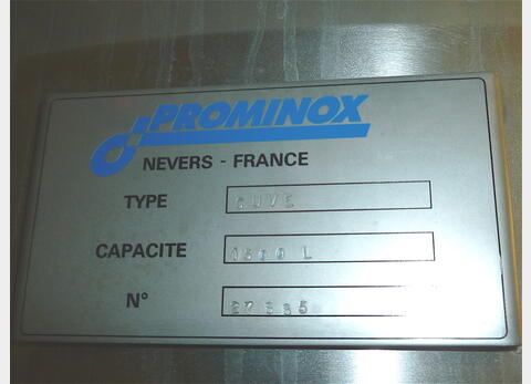 Cuve INOX 316L virole et fond isolée - Marque : PROMINOX