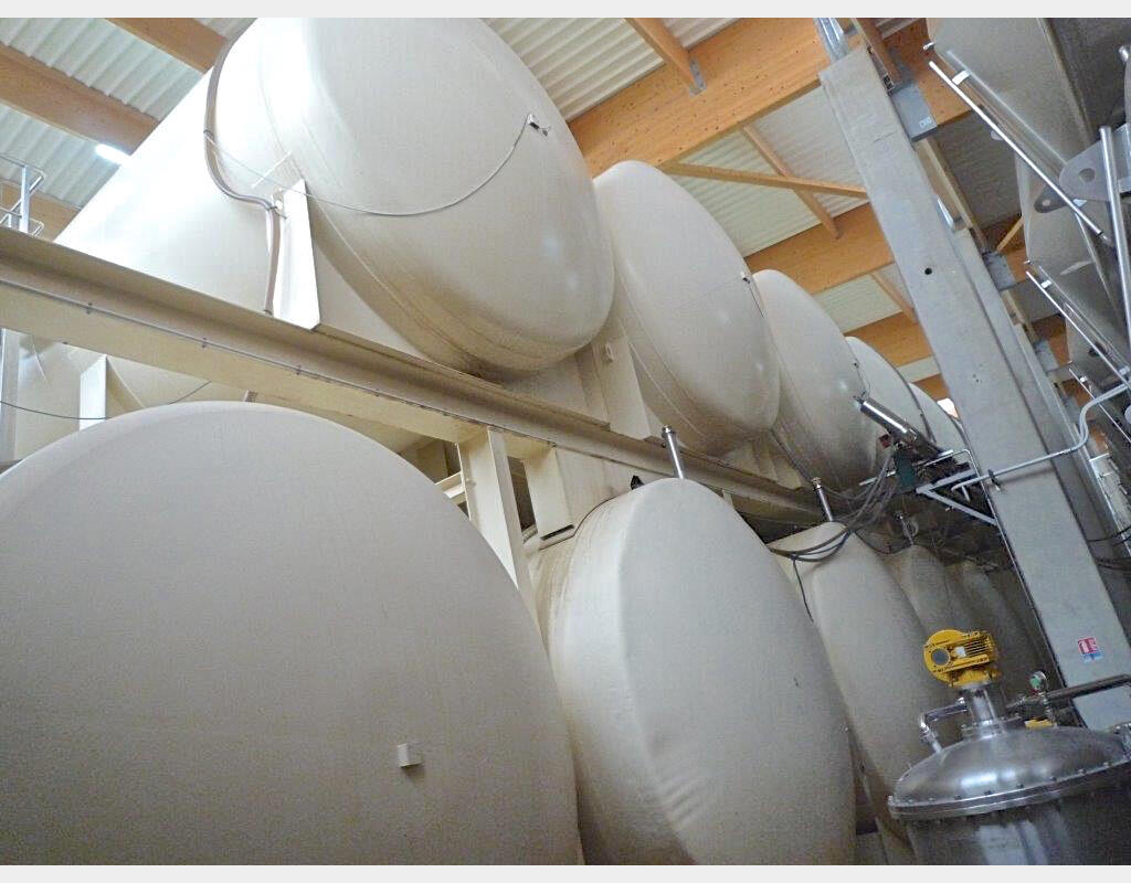 Cuve de stockage acier revêtu - Volume : 400 hls (40 000 litres)