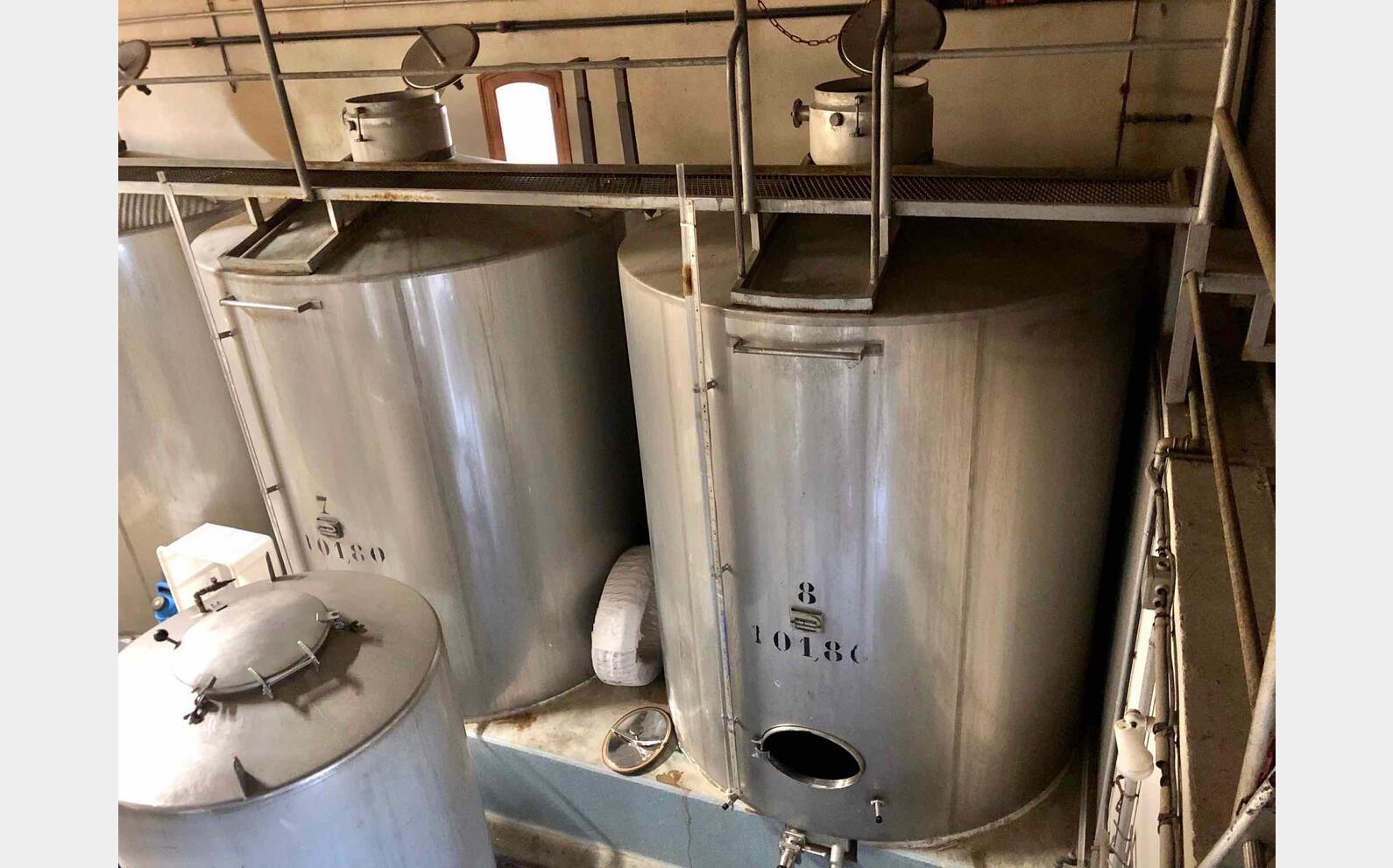 Cuve inox fond plat ARSILAC