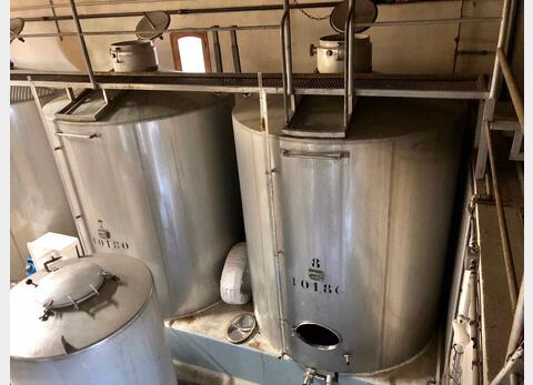 Cuve inox fond plat ARSILAC