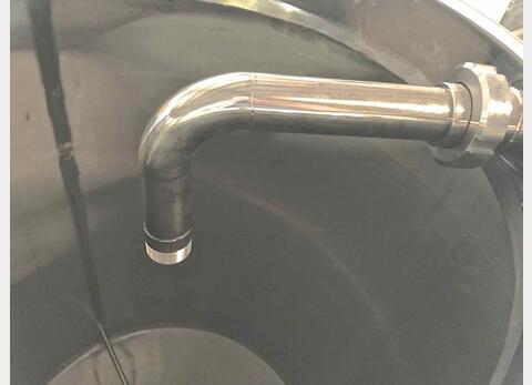 304 stainless steel tank - Closed - On feet - Cylindrical-conical