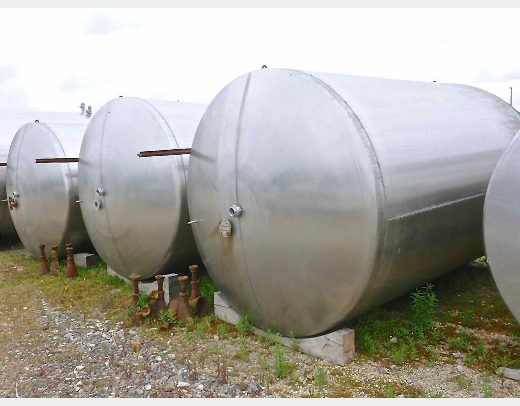 Cuve stockage INOX de 126 hls Miroir Brauthite