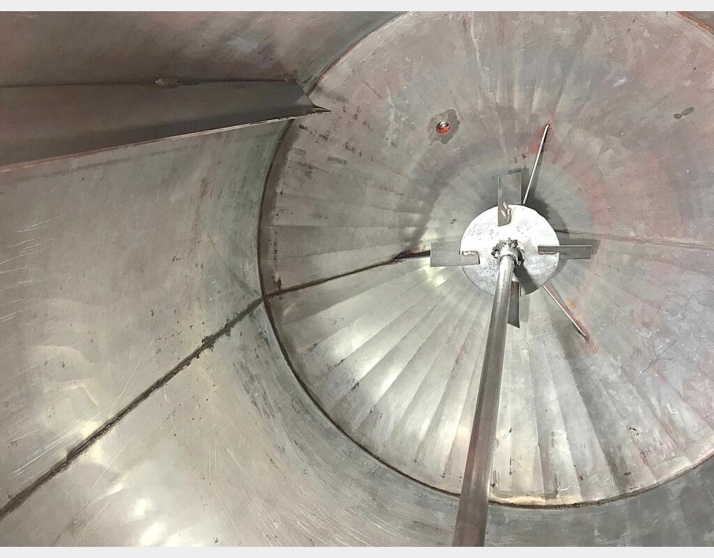 Cuve de mélange inox - Volume : 1000 litres