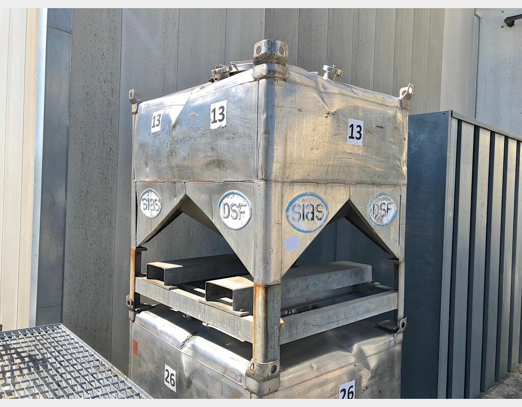 Conteneur inox - 600 litres
